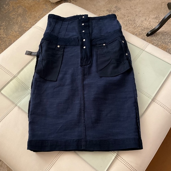 NWOT SEXY DENIM   HIGH WAISTED  CORSET PENCIL SKIRT 😍😍😍 - Picture 9 of 15